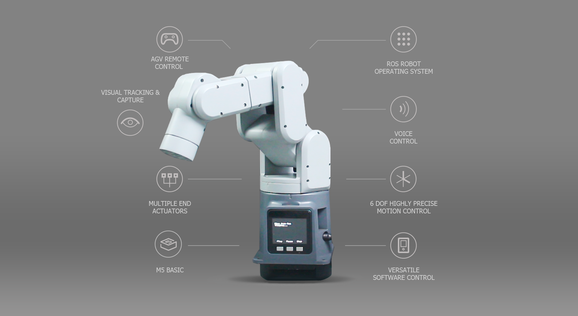 Elephant Robotics mechArm 270 M5Stack 6-Axis Robot Arm Desktop Robotic Arm for Makers, Designers & Anyone Who Loves to Create