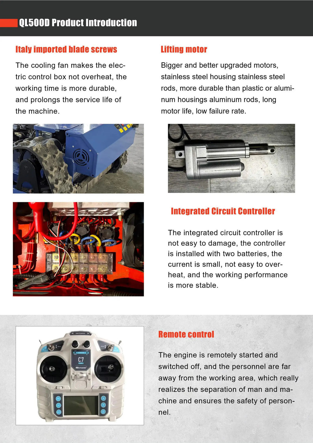 Chinese factory custom remote-controlled commercial lawn mower for robot lawn mower, yard maintenance, grass shovel machine