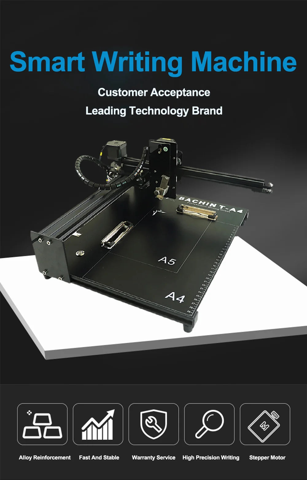Intelligent Automatic Writing Robot Automatic Copying Typewriter Writing Lesson Plans Painting Imitation Handwriting Copying