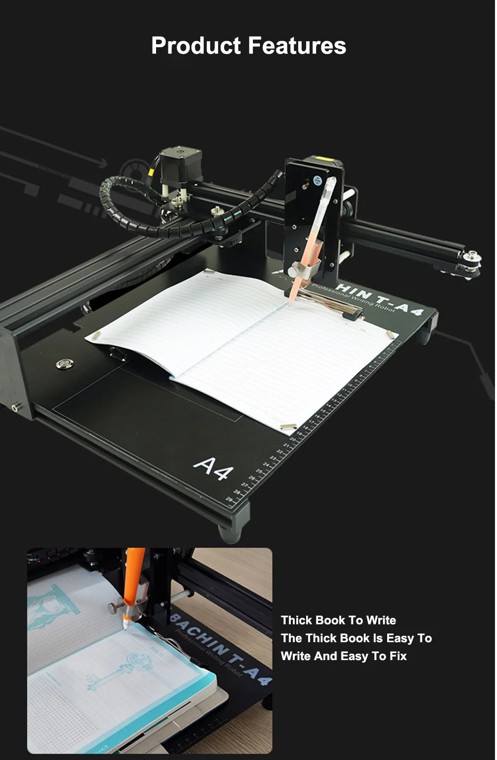 Intelligent Automatic Writing Robot Automatic Copying Typewriter Writing Lesson Plans Painting Imitation Handwriting Copying