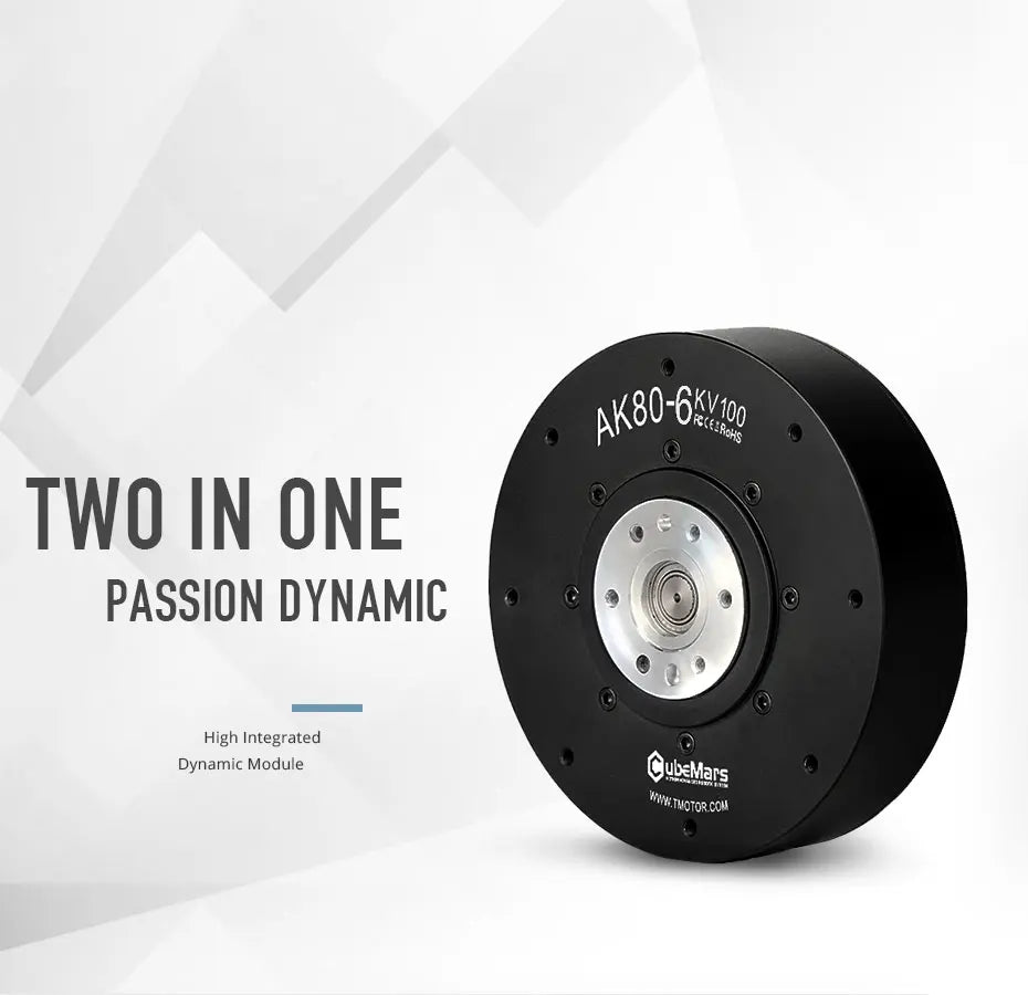 CubeMars AK80-6 KV100 Robot Brushless Motor For Exoskeleton Quadruped Robot Dynamics Robotic Dynamic Module with Driver Encoder