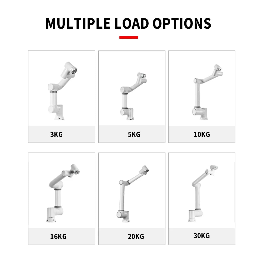 Customized Integration Robotic Welding Palletizing Arm Programmable 6 axis Pick and Place Arm Robot Collaborative Cobots