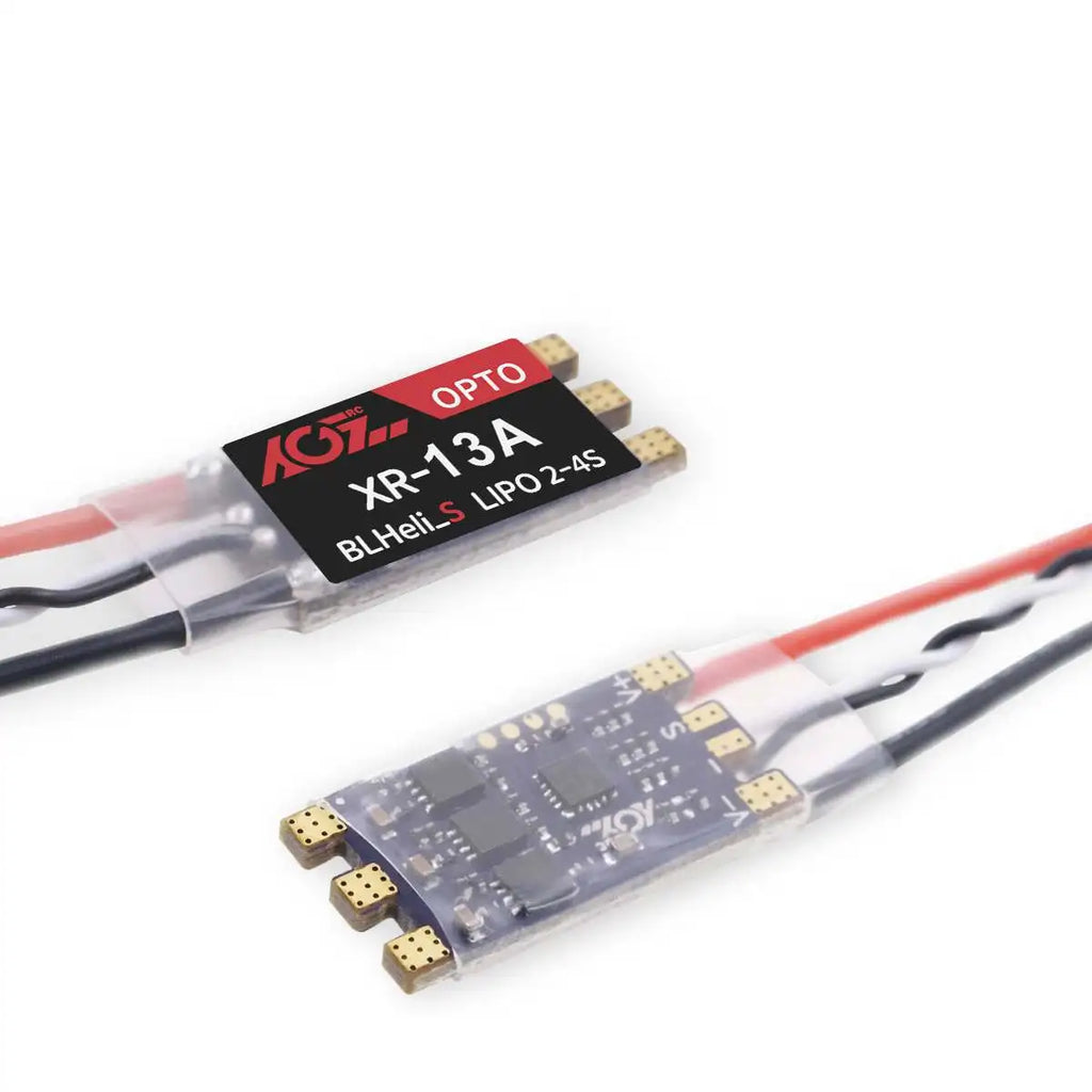 AGFRC XR-13A Brushless 13A ESC DSHOT600 BLHeli_S 2-4S Lipos Electronic Speed Controller for FPV QAV Drone Multirotor Quadcopter