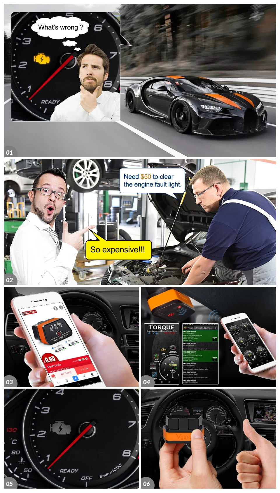 2026 Icar2 Vgate V2.1 OBD2 Scanner Bluetooth Wifi Automotive Diagnostic Scanner Tool OBD II Code Reader for Android/PC/IOS
