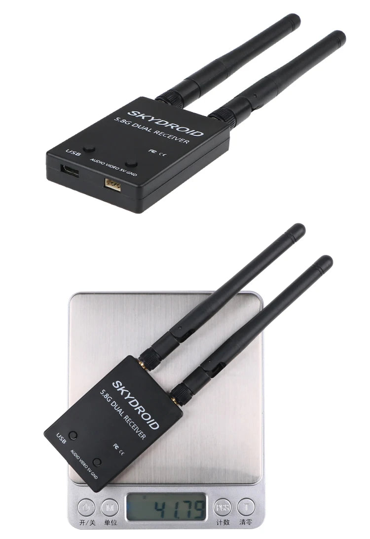 Skydroid 5.8Ghz 150CH True Diversity UVC OTG Smartphone FPV Receiver for Android Tablet PC VR Headset FPV System RC