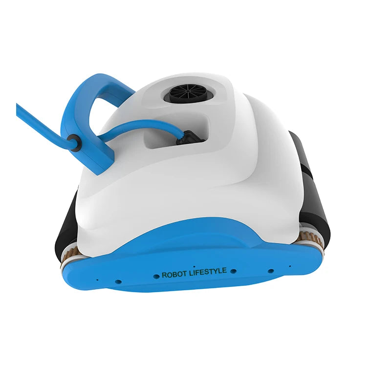 New Robot Swimming Pool Cleaner With 30m Cable Wall Climbing Function Remote Control High Efficiency for Indoor Outdoor Big Pool