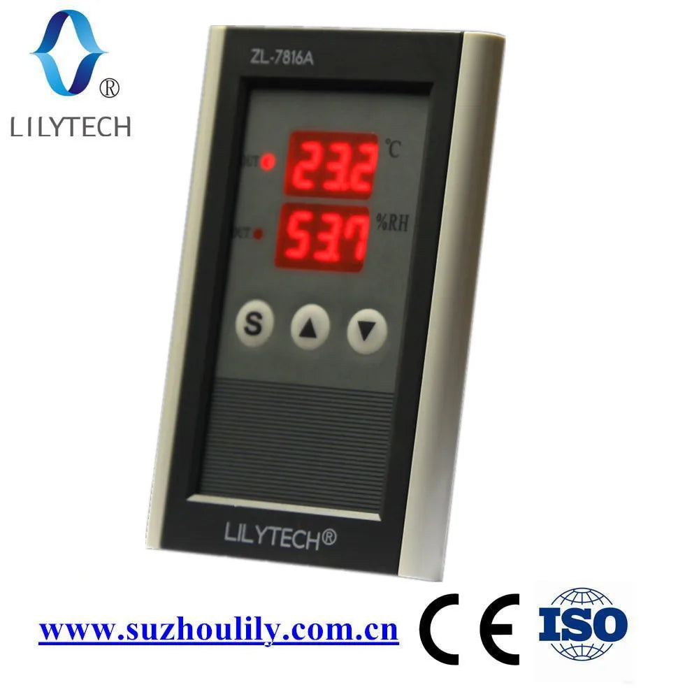 ZL-7816A,12V, Temperature and Humidity Controller, Thermostat and Hygrostat, Lilytech