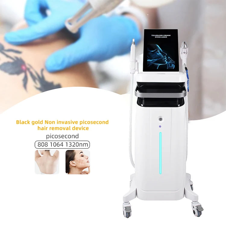 OME D639 Portable Non-Invasive Pico CO2 Oxygen Hair Removal & Skin Rejuvenation Firming Device-Safe Whole Body Use