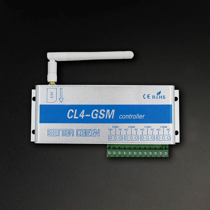 GSM Switch SMS controller 4 relays output GSM Garage Door CL8-GSM Great for control of home electrical devices