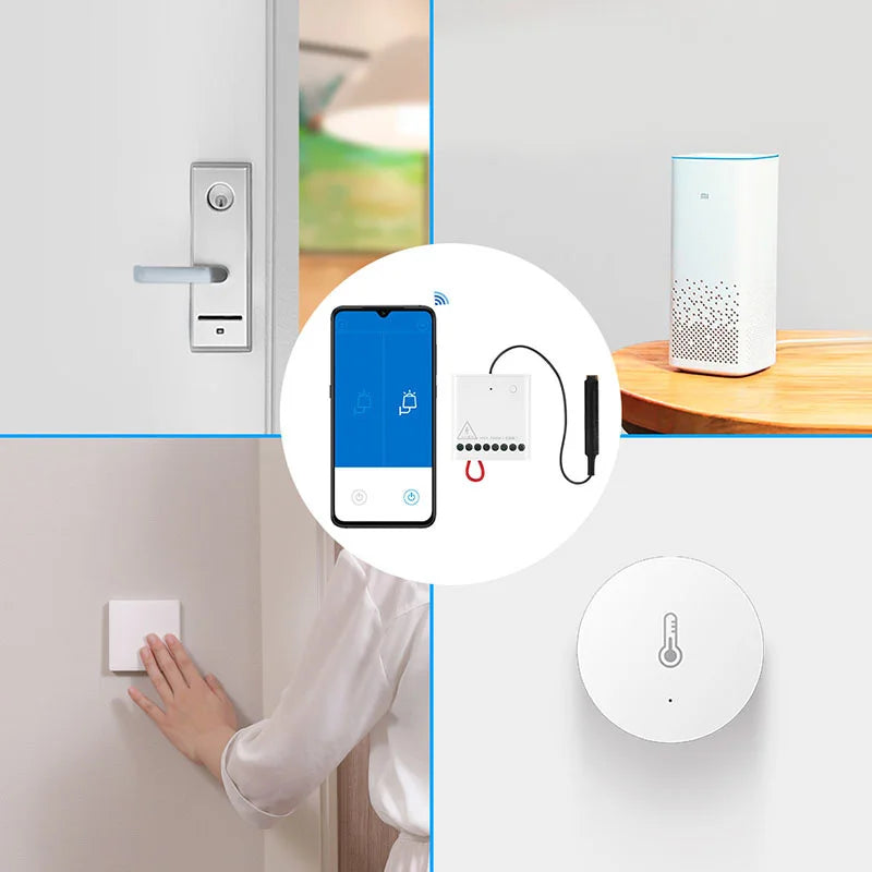 Aqara Two-way Control Module Wireless Relay Switch Controller 2 Channels Work For Mi Jia Mi Homeapp Home Kit Smart Timer