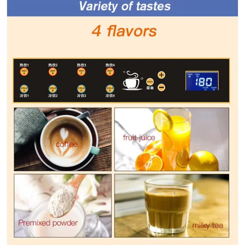 Customized Commercial Coffee Vending Equipment Fully Automatic Coffee Machine Perfect For Office Break Rooms