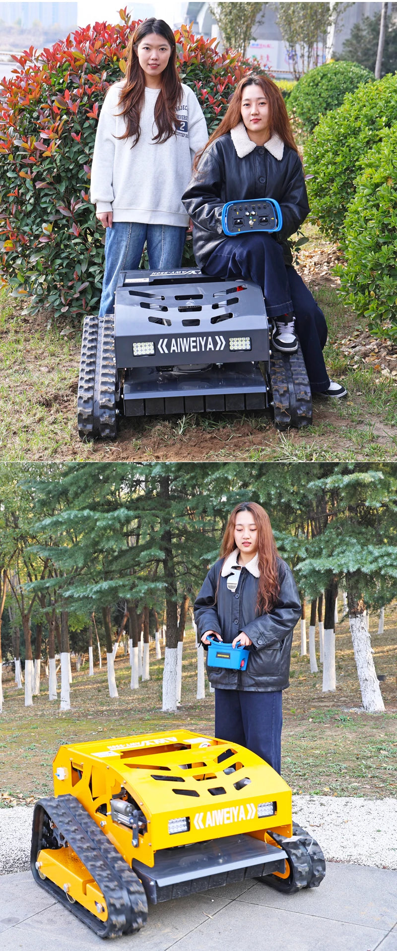 Customized Small High Power Remote Control Robot Lawn Mower CE EPA Approved Free Snow Shovel for Home Garden