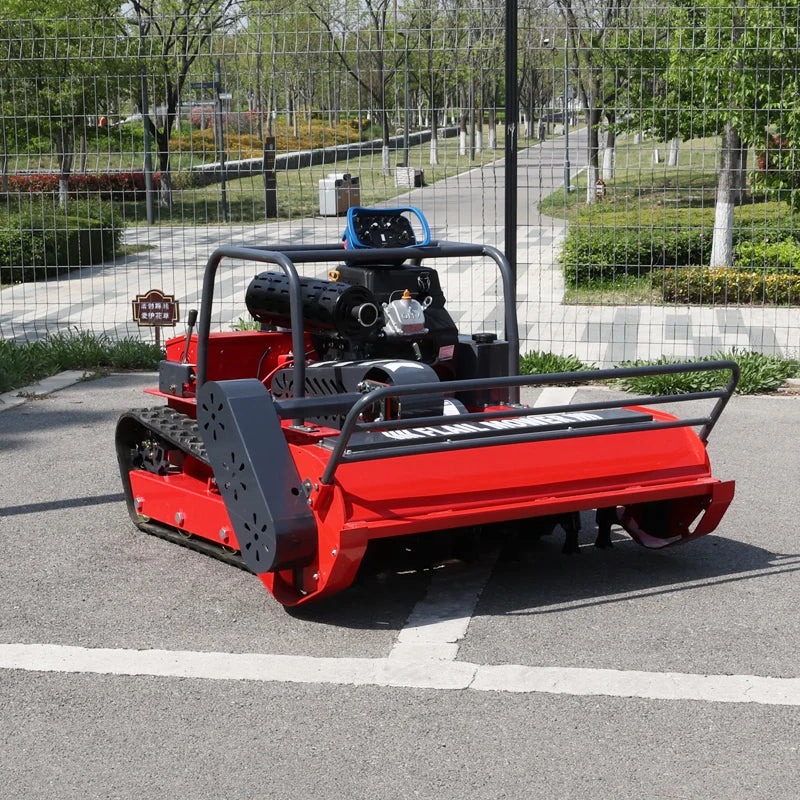 Customized Good Quality Crawler Lawn Mower Grass Cutter Mulcher Multi-functional RobotLawn Mower For Sale