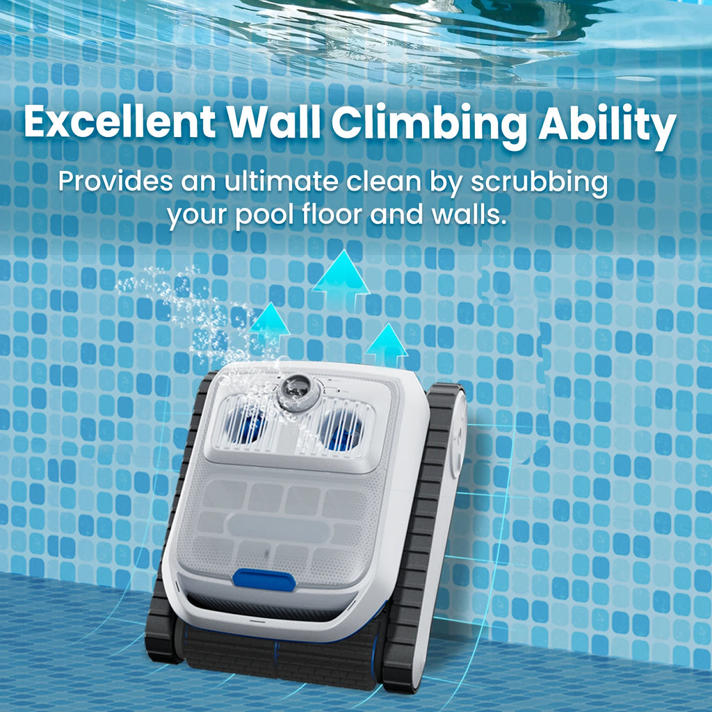 Swimming Pool Robot,PC200, Cordless Wifi,Cleaning Robot,APP Remote Control,Pool Vacuum,Smart Automatic Pool Vacuum Cleaner