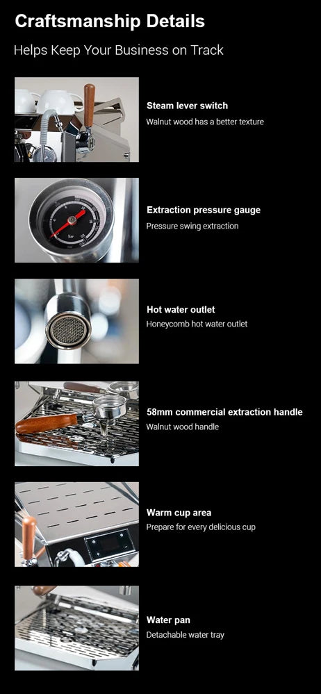 Wholesale Best Coffee Machine High-performance Commercial System Semi-Automatic Espresso Machine