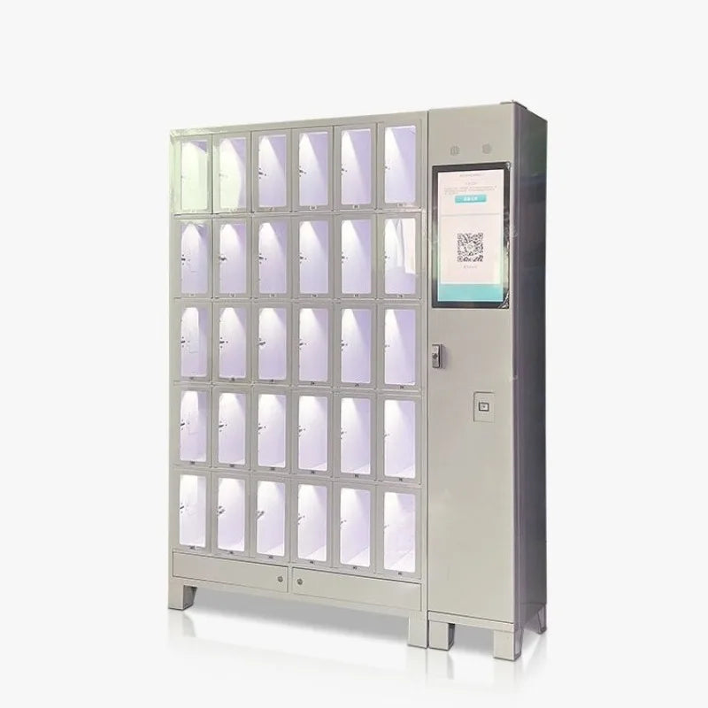 Custom Flexible Deployment Gym Vending Machine 30-grid Visual Smart Locker Vending Machine for Small Items