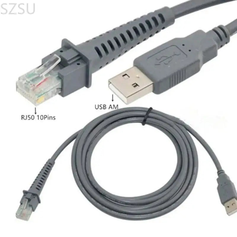 SZSU USB A to RJ45 Cable Fast and Accurate Data Collection For Datalogic CAB4120 Supporting Wide Ranging of Barcode Scanners