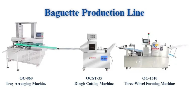 High Technology Good Deals Oucheng High-Capacity 4-Row Multifunctional Bread Production Line for Commercial Bakeries