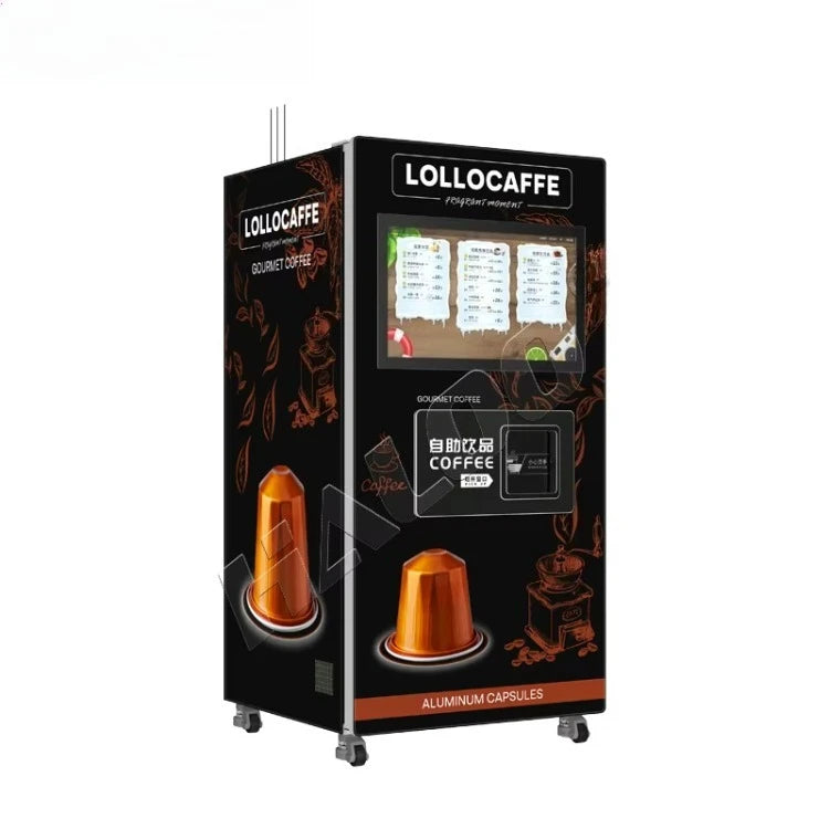 Fully Automatic Commercial Unmanned Self-Service Capsule Coffee Machine Hot Drink with SDK Function