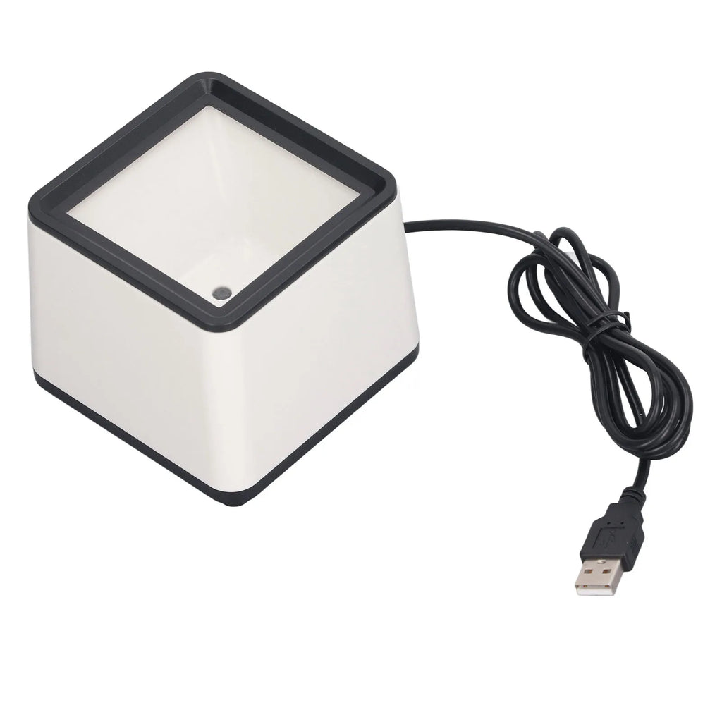 Desktop Barcode Scanner Hands  Barcode Scanner Voice Announcement Quick Response 2D Desktop Barcode Reader for Business