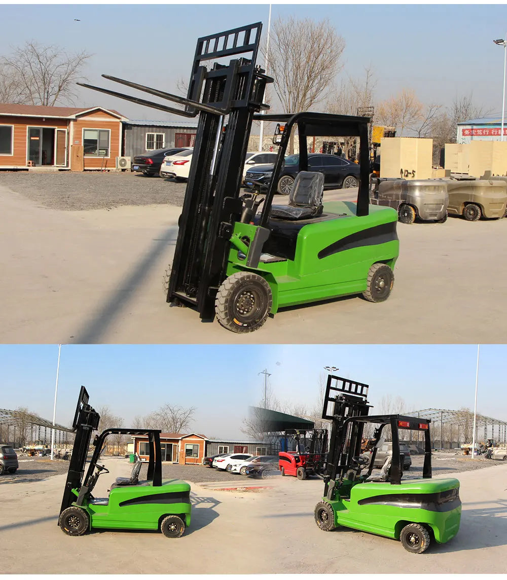 Industrial Electric Forklift 1.5 Ton 3m Lift Height All Terrain Forklift for Warehouse Material Handling Lifting Equipment