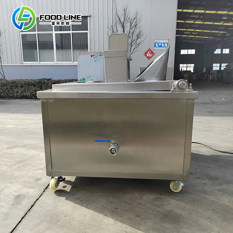 Customized Commercial Automatic Frying Unit Heavy Duty Automatic Oil Filtration Fryer Commercial Machine for gas and electric