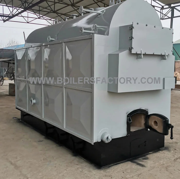 Coal and Biomass Fired Steam Boiler 2T 3T 4T 5T Capacity Steam Engine System for Rice Mill Automatic Feeding Low Emission