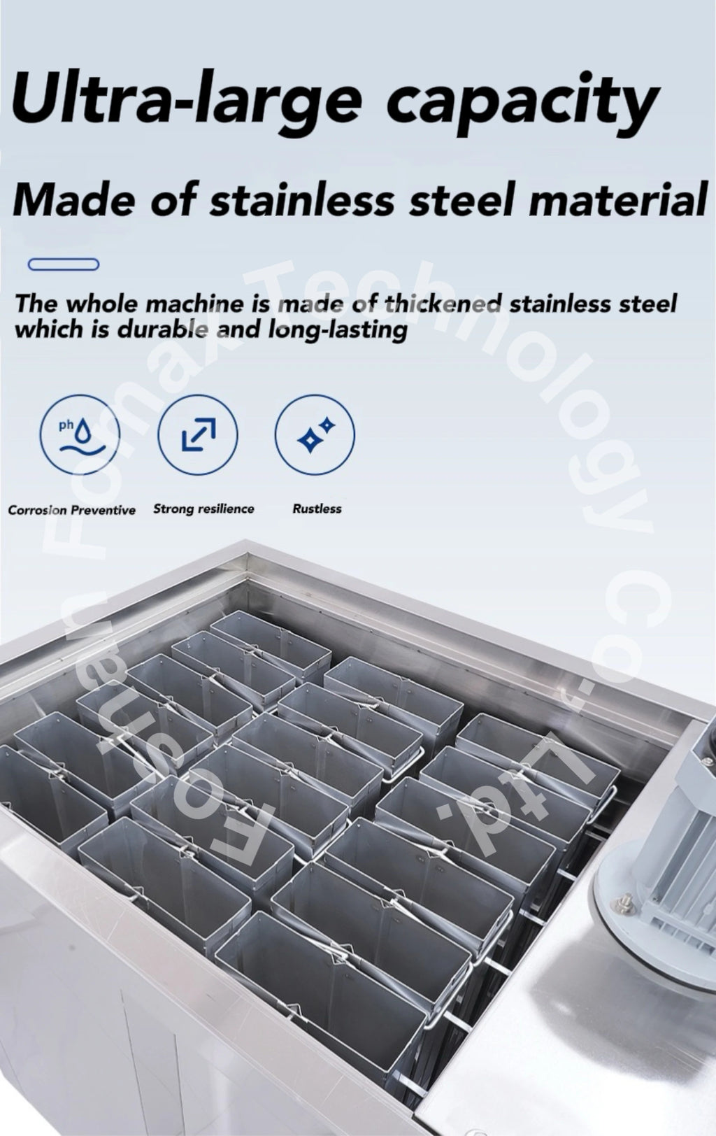 Customized High Quality Industrial Brick Machine High Productivity Commercial Ice Block Maker Efficient for Hotel  Industry