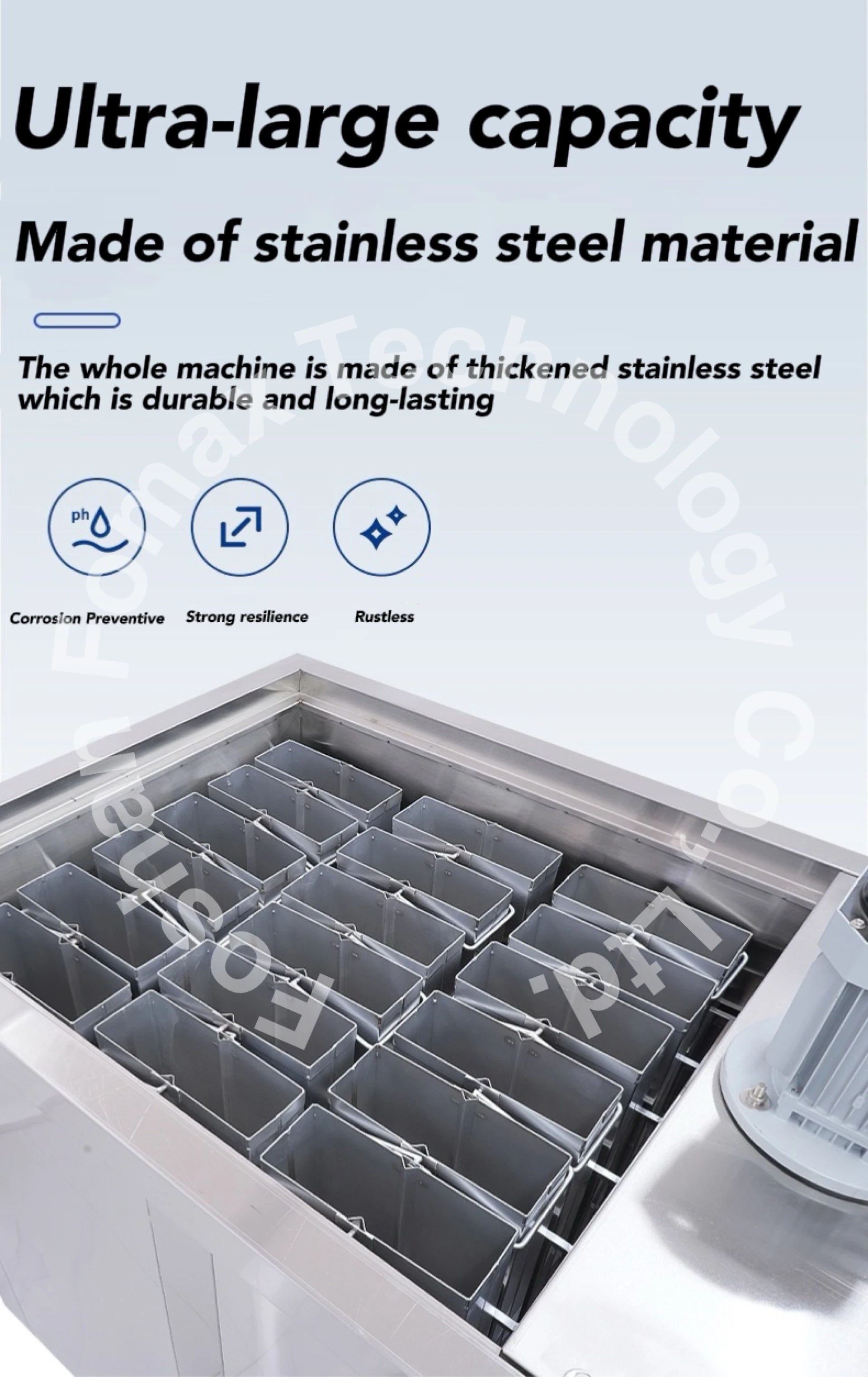 Customized High Quality Industrial Brick Machine High Productivity Commercial Ice Block Maker Efficient for Hotel  Industry