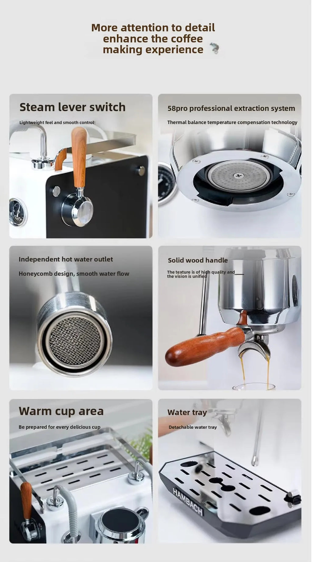 Wholesale Best Coffee Machine High-performance Commercial System Semi-Automatic Espresso Machine