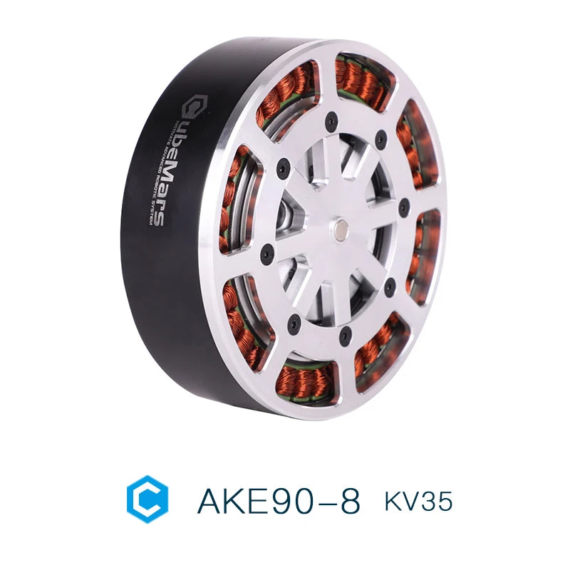 CubeMars AKE90-8 KV35 48V 170Nm Peak Torque QDD Robotic Actuator: 9 Arcmin Low Backlash for Exoskeleton Humanoid Cobot Joint Mot
