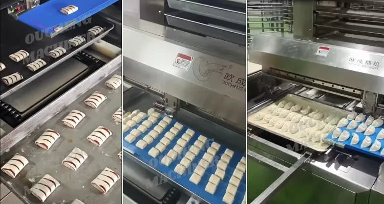 High Technology Good Deals Oucheng High-Capacity 4-Row Multifunctional Bread Production Line for Commercial Bakeries