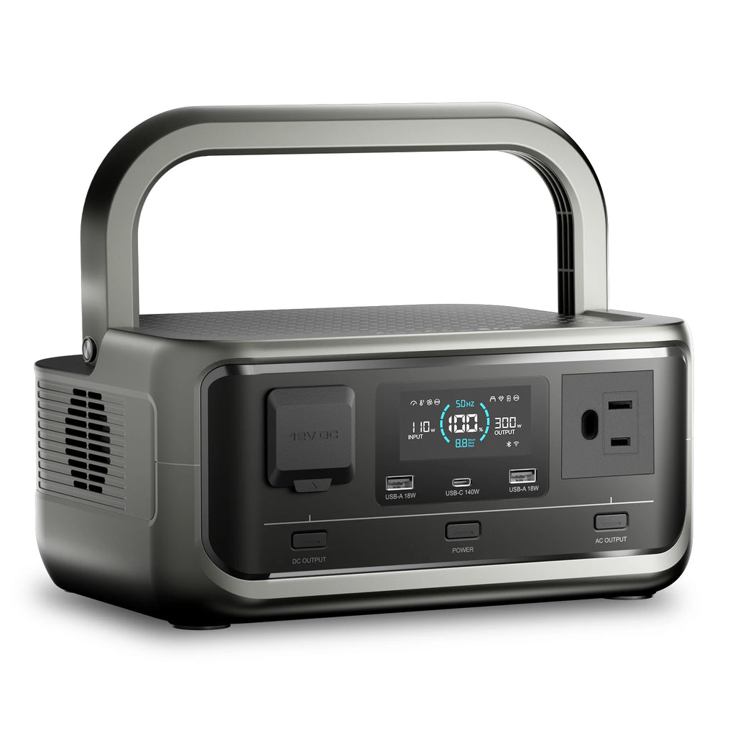 Outdoor Energy Storage LiFePO4 Power Station 140W PD Fast Charging UPS Battery For Home Emergency Camping Travel