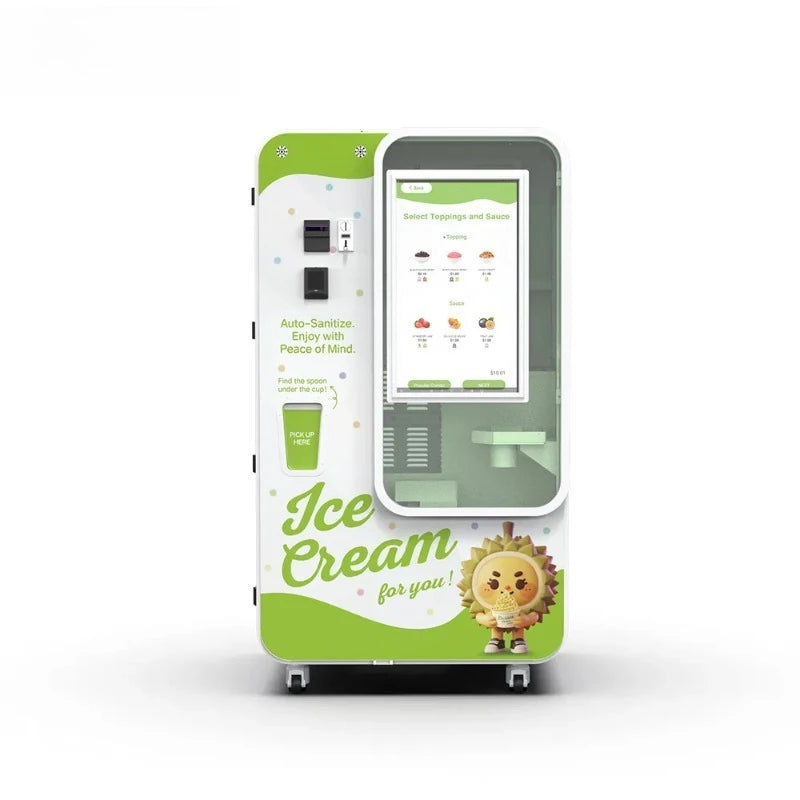 Customized Checkout Ice Cream Vending Machine Professional Commercial Use High Profit Easy Clean Reliable Quality Top Grade