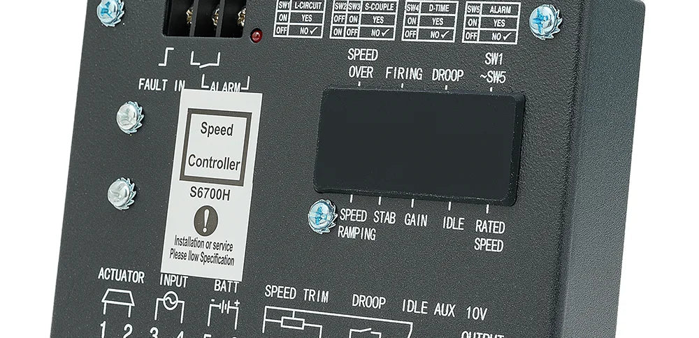 S6700H Controller Electronic Generator Speed Control Governor