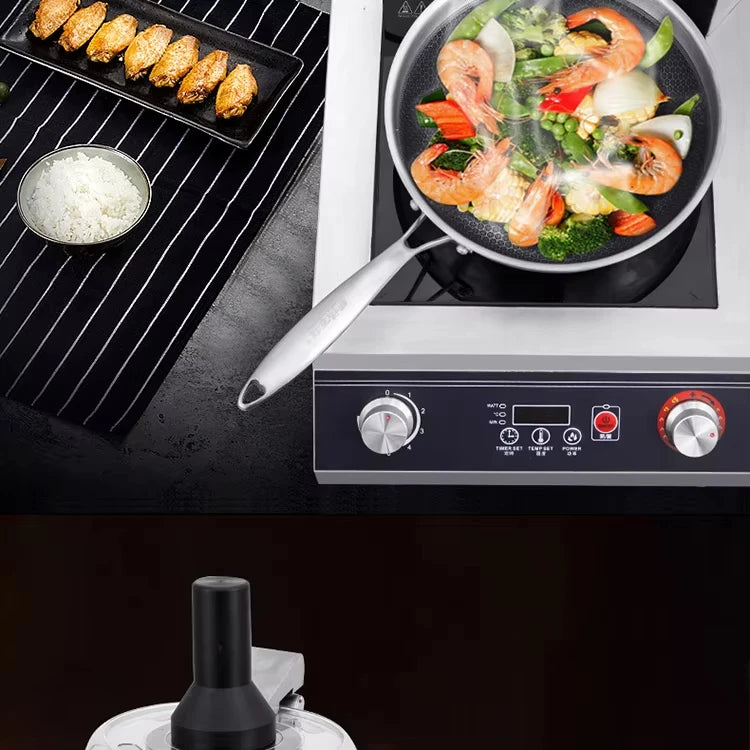 Commercial Cooking Robot Machine  All-in-One Kitchen Cooker with Blender, Multifunctional, Fast Heat, Easy Clean, for Restaurant