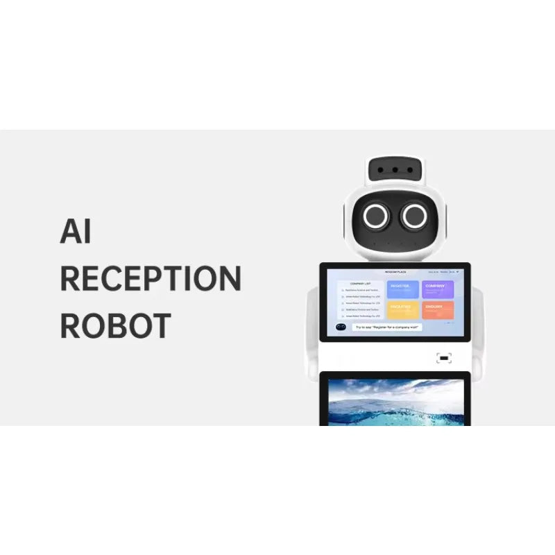 Customized Commercial Reception Smart Robot - New Big Screen AI Intelligent Humanoid Welcome Service Robot