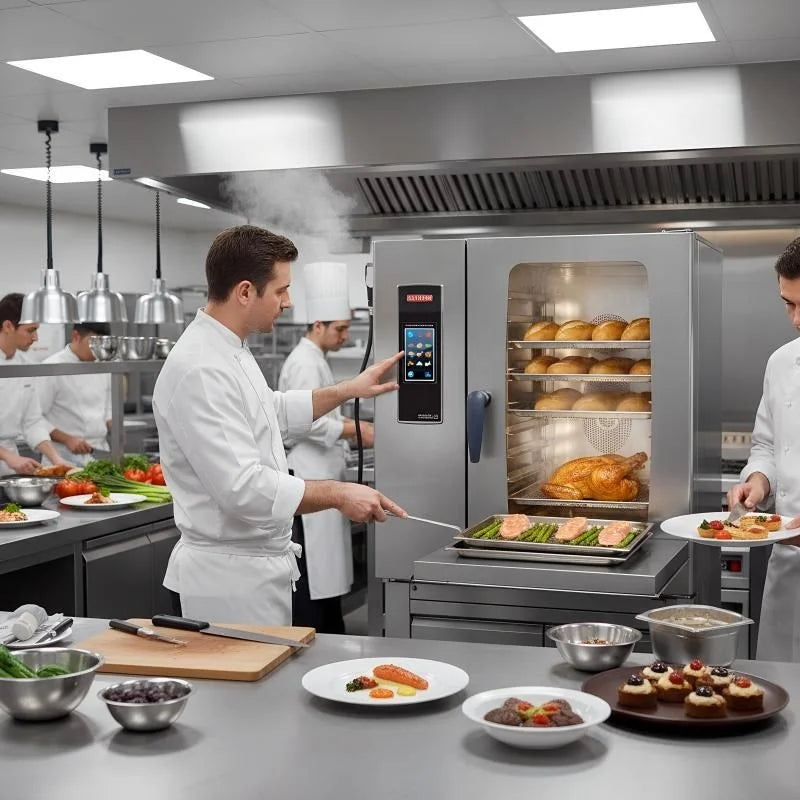 High Efficiency Customized Commercial Combi Oven Stainless Steel Electric Steaming Baking for Restaurant Hotel Kitchen