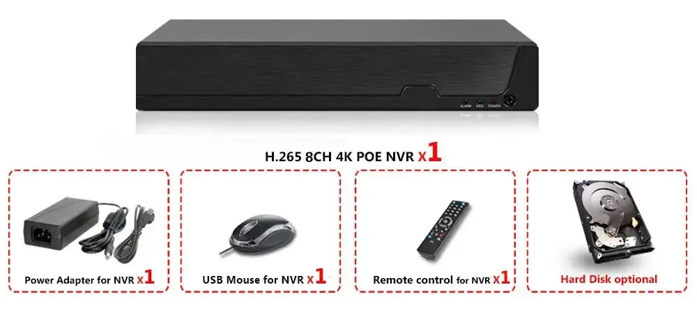 SMART LIFE 4K 8CH PoE NVR 8MP CCTV Security System Face Detection H.265+ Network Surveillance Audio Video Recorder NVR Tuya app