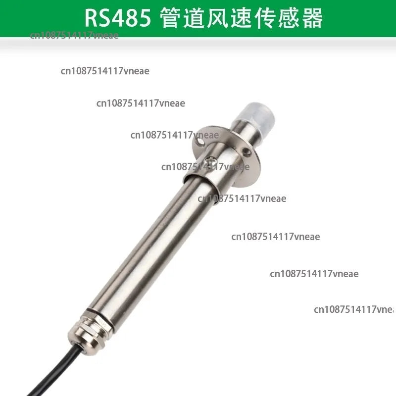Thermal Wind Speed Sensor RS485 High Precision Measurement Anemometer Stainless Steel Air Volume Transmitter Anemometer