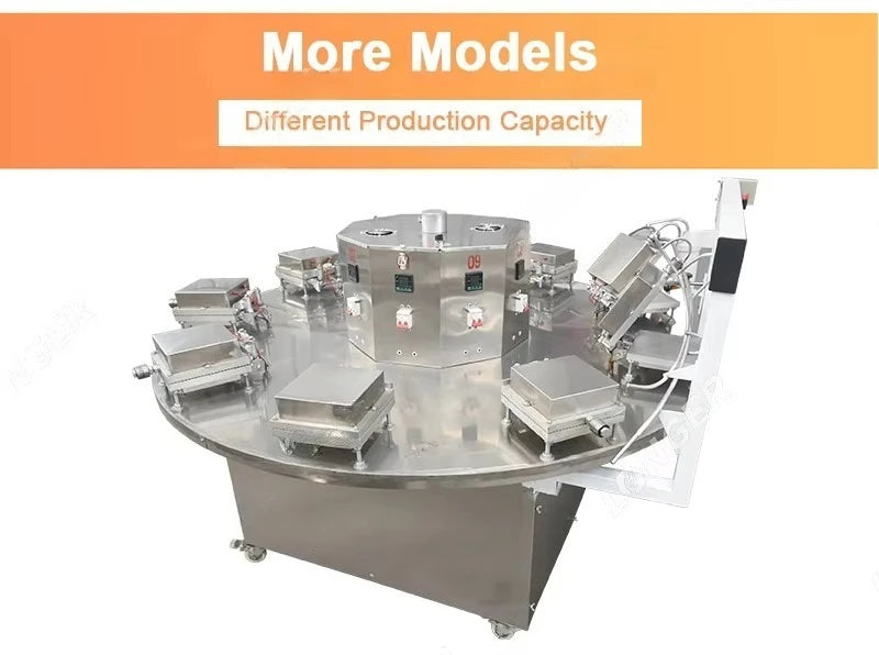 Customized Small Commercial Stroopwafel Line High Efficiency Ice Cream Cone Crispy Egg Roll Waffle Maker Top Selling