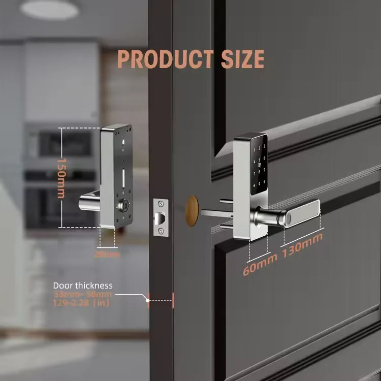 Smart Door Lock System Fingerprint And Keyless Digital WiFi Biometric Lock Secure Your Home Or Office