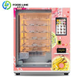 Custom Automated Hot Food Vending Machine for Business Commercial Self Service Hot Meal Vending Machine with Touch Interface