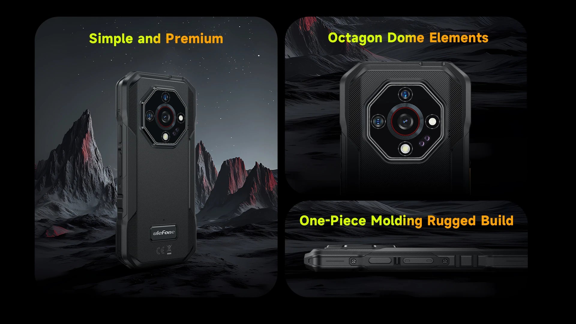 Ulefone Armor X32 Pro 5G Rugged Phone Android 14 16GB+256GB Dimensity 6300 Octa Core 64MP Camera NFC IP68/IP69K Waterproof