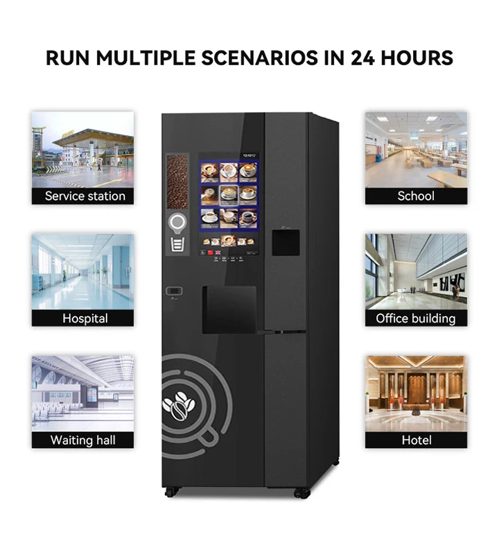 Customized Smart Coffee Robot Making Machine Commercial Automatic Brewer with Touch Screen And SDK for Business Use