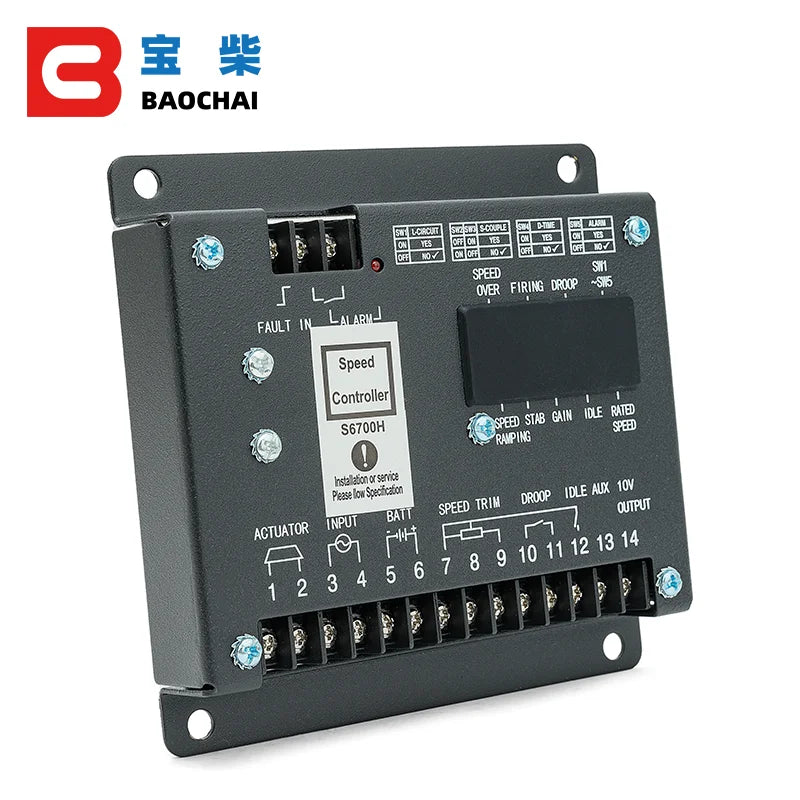 S6700H Controller Electronic Generator Speed Control Governor