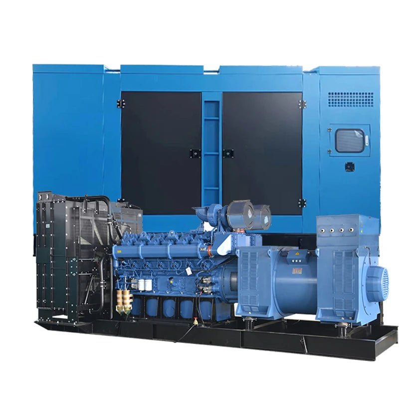 Hot-sellingEfficient 500KW Biogas Diesel Generator Set with Open Frame Design 50/60Hz Frequency Natural Gas Turbine Water Cooled