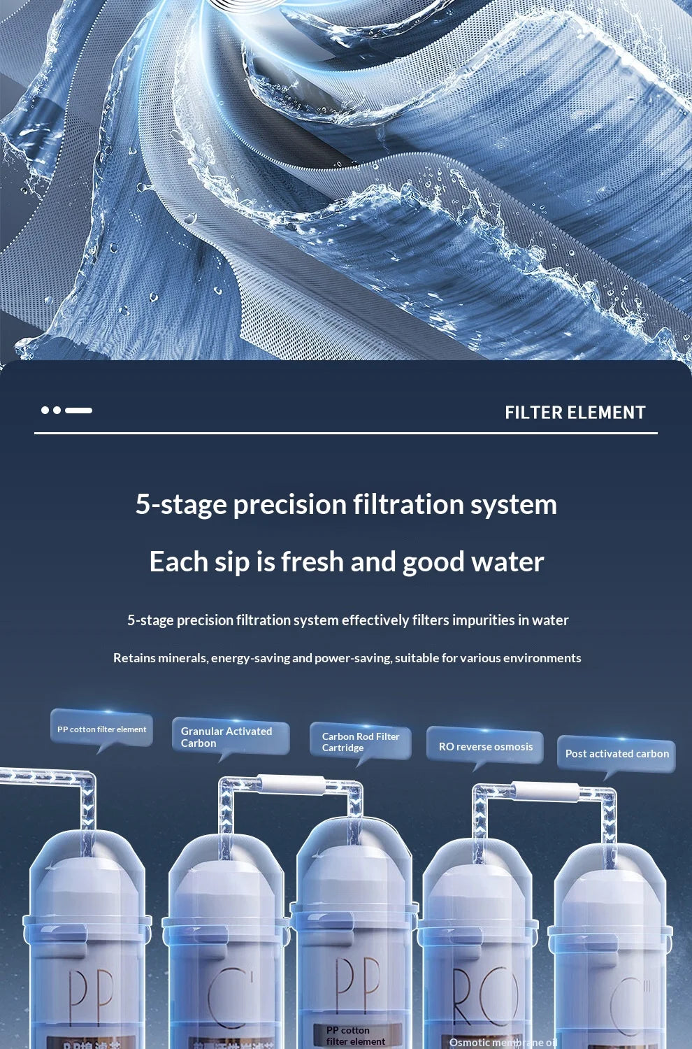 Heating Step-by-step Commercial Water Boiler Stainless Steel Water Dispenser School Large Capacity Intelligent Reverse Osmosis