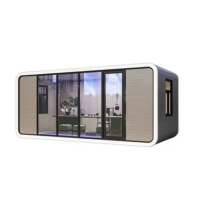 Outdoor Office Pod Homes Prefabricated Modern Mobile Cabin Prefab House Capsule Home