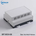 New Arrival ABS Smart Home Plastic Controller Enclosure PLC Electronics Plastic Sensor Enclosure Din rail box 105.6*86.81*48.4mm